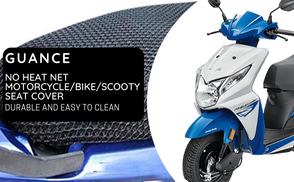 No Heat Net Motorcycle/Bike/Scooty Seat Cover